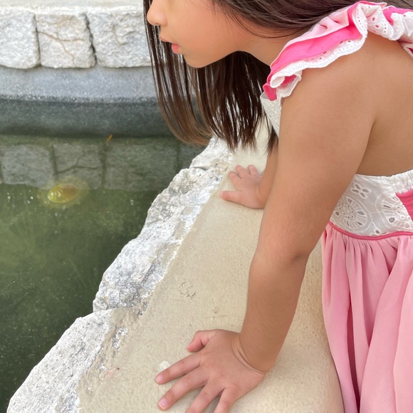 [4T] Love & Grow Clothing Co Bubblegum Sea Princess High/Lo - Picture 4 of 5